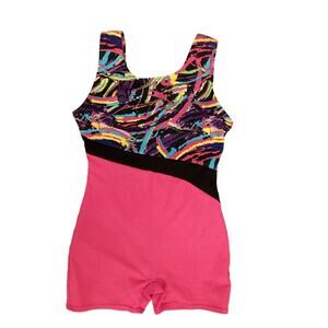 Freestyle by Danskin Gymnastics Leotard w/ Shorts Bottoms